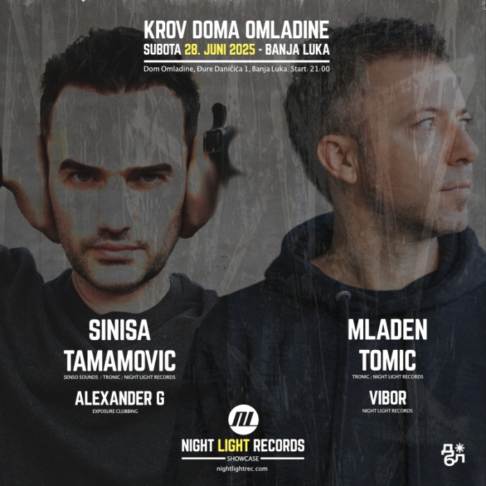 Night Light Records Showcase - Krov Doma Omladine Banja Luka